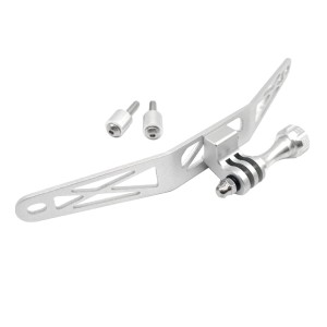 RP2240-1005S Silver Motorcycle Holder Cam Camera CamRack Gopro Mount Bracket for BMW F750GS F850GS/ADV 2018-2023
