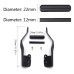 RP2240-1008B Black Motorcycle Aluminum Navigation Plate Bracket Holder GPS Phone Stand Handle Frame for BMW F750GS F850GS ADV 2018-2023