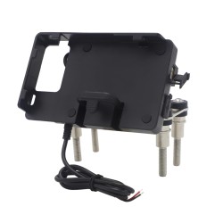 RP2270-1020B Mobile Phone Navigation Bracket USB Phone Charging 12mm for BMW F750GS, F800GS, F700GS, R1200R