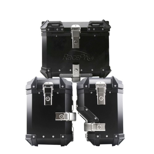 RP5500-1002 45L Motorcycle Aluminum Alloy Waterproof Tail Box Top Case With 32L and 38L Side Panniers for BMW R1200GS R1250GS