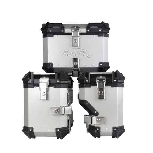 RP5500-1001 35L Motorcycle Aluminum Alloy Waterproof Tail Box Top Case With 32L and 38L Side Panniers for BMW R1250GS /ADV 2019-2023