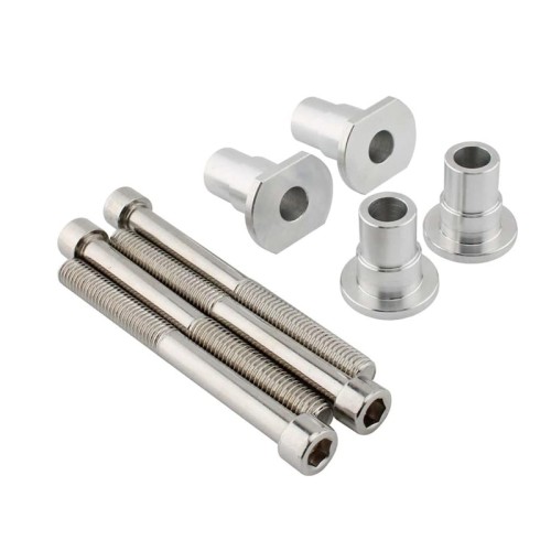RP5520-4013S Motorcycle Toolbox Adapters Rear Passenger Backrest Mounting Parts for BMW R18 2020-Later R18 Classic 2021-Later