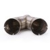 RP0530-1074T Motorcycle Exhaust Middle Link Pipe Muffler Escape for BMW S1000RR 2010-2014 S1000R 2010-2016