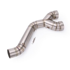 RP0530-1074T Motorcycle Exhaust Middle Link Pipe Muffler Escape for BMW S1000RR 2010-2014 S1000R 2010-2016