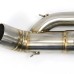 RP0530-1075 Motorcycle Exhaust Middle Link Pipe Muffler Escape for BMW S1000RR 2017-2018