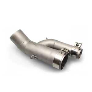 RP0530-1076T Motorcycle Exhaust Middle Link Pipe Muffler Escape for BMW S1000RR 2017-2018