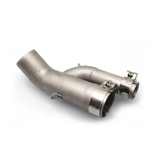 RP0530-1076T Motorcycle Exhaust Middle Link Pipe Muffler Escape for BMW S1000RR 2017-2018