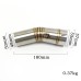 RP0530-1126T Motorcycle Exhaust Middle Link Pipe Muffler Escape for BMW F650GS F700GS F800GS F800GS ADV 2013-2017