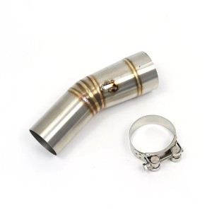 RP0530-1126T Motorcycle Exhaust Middle Link Pipe Muffler Escape for BMW F650GS F700GS F800GS F800GS ADV 2013-2017