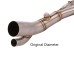 RP0530-1140 Motorcycle Exhaust Middle Link Pipe Muffler Escape for BMW S1000RR 2009-2018 S1000RR HP4 2012-2018