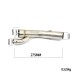 RP0530-1157T Motorcycle Exhaust Middle Link Pipe Muffler Escape for BMW S1000RR 2017-2018