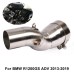 RP0530-1164T Motorcycle Exhaust Middle Link Pipe Muffler Escape forBMW R1200GS LC 2013-2018 R1200GS ADV 2014-2018