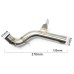 RP0530-1201T Motorcycle Exhaust Middle Link Pipe Muffler Escape for BMW F750GS F850GS 2018-2023
