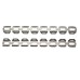 RP0570-1001C Stainless Steel Heat Shield Exhaust Muffler Tip Pipe Cover Guard for BMW F800GS F700GS F650GS