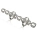 RP0570-1001C Stainless Steel Heat Shield Exhaust Muffler Tip Pipe Cover Guard for BMW F800GS F700GS F650GS
