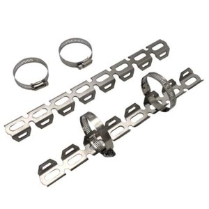 RP0570-1001C Stainless Steel Heat Shield Exhaust Muffler Tip Pipe Cover Guard for BMW F800GS F700GS F650GS