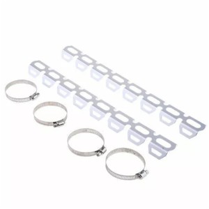 RP0570-1002C Stainless Steel Heat Shield Exhaust Muffler Tip Pipe Cover Guard for BMW F650 GS 2008-2022 F700 GS ALL YEAR F800 GS ALL YEAR