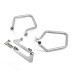 RP0890-2012S Motorcycle RearCrash Bar Engine Protector for BMW R1200R 2014-2018