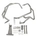 RP0890-2022 Upper Motorcycle Crash Bar Engine Protector for BMW F750GS F850GS 2018-2023