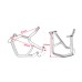 RP0890-2028S Lower Motorcycle Crash Bar Engine Protector for BMW R1200GS LC 2013-2018