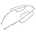RP0890-2045 Motorcycle Gas Fuel Tank Bumper Crash Bar Buffer Falling Frame Protector for BMW R18 2020-Later