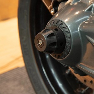 RP0891-7005 Motorcycle Rear Axle  fork Crash Sliders for BMW R1200GS ADV 2013-2018 R1250GS ADV 2019-2024 R nineT 2014-2023