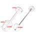 RP0891-8007 Motorcycle Front Rear Axle fork Sliders Crash Protector Guard for BMW R nineT /5 R1200GS/LC/ADV/R/RS/RT 2013-2018