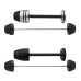 RP0891-8007 Motorcycle Front Rear Axle fork Sliders Crash Protector Guard for BMW R nineT /5 R1200GS/LC/ADV/R/RS/RT 2013-2018