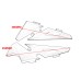 RP0891-9004B Rear Frame Infill Guard Side Panel Fairing Cover Protector for BMW R1200GS LC 2013-2018