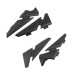 RP0891-9004B Rear Frame Infill Guard Side Panel Fairing Cover Protector for BMW R1200GS LC 2013-2018