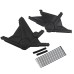RP0891-9006B Motorcycle Left & Right Full Frame Cover Guard Protector Panel for BMW R1200GS LC 2013-2018 R1200GS ADV 2014-2018