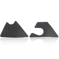 RP0891-9011B Motorcycle Side Cover Guard Infill Panels Frame Protector for BMW R nineT Pure 2017-2023