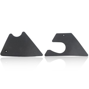 RP0891-9011B Motorcycle Side Cover Guard Infill Panels Frame Protector for BMW R nineT Pure 2017-2023