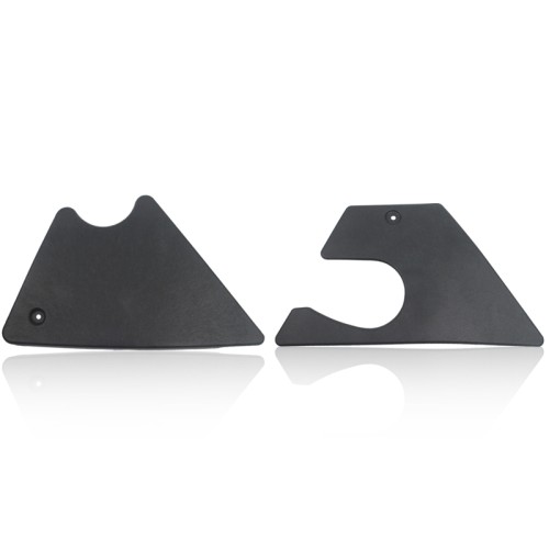 RP0891-9011B Motorcycle Side Cover Guard Infill Panels Frame Protector for BMW R nineT Pure 2017-2023