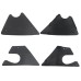 RP0891-9011B Motorcycle Side Cover Guard Infill Panels Frame Protector for BMW R nineT Pure 2017-2023