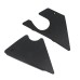RP0891-9011B Motorcycle Side Cover Guard Infill Panels Frame Protector for BMW R nineT Pure 2017-2023