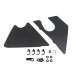 RP0891-9011B Motorcycle Side Cover Guard Infill Panels Frame Protector for BMW R nineT Pure 2017-2023