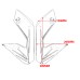 RP0891-9012 Motorcycle Upper Frame Infill Side Panel Cover Guard Protector for BMW R1200GS LC 2013-2018 R1250GS 2019-2023
