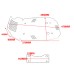 RP0892-1004 Motorcycle Engine Guard Protector Bash Skid Plate for BMW R nineT 2014-2023