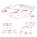 RP0892-1008B Motorcycle Lower Chassis Engine Guard for for BMW F750GS F850GS 2018-2023