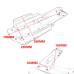 RP0892-1012 Motorcycle Lower Panel Extension Skid Plate Engine Protector for BMW R1200GS Adventure 2014-2018 R1200GS 2013-2018