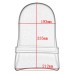 RP7710-2004B Motorcycle Rear Passenger Seat for BMW R18 2020-Later BMW R18 B 2021-Later BMW R18 Classic 2021-Later