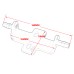 RP7760-1009 Motorcycle Accessories Rider Seat Lowering 10mm Kit Bracket for BMW R1200GS LC 2013-2018 BMW R1200GS Adventure 2014-2018 BMW R1200RT 2014-2019