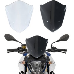 RP8810-2020 Black/Grey Motorcycle Sport Windshield Windscreen Wind Deflector for BMW F800R 2015-2018