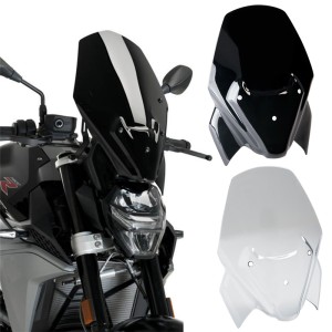RP8810-2023 Black/Grey Motorcycle Windshield Windscreen for BMW F900R 2020-Later