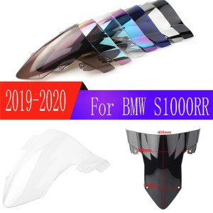 RP8810-2034 Motorcycle Windshield Windscreen for BMW S1000RR 2019-Later M1000RR 2021-2022