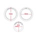 RP1140-2004B Techometer Speedometer Speedo Techo Key Ring Cover for BMW R Nine T R9T 2014-2023 R1200R 2014-2018
