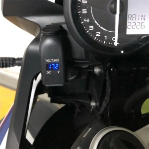 RP1160-1001B Motorcycle Dual USB Charger Power Adapter Cigarette Lighter Socket for BMW R1250GS Adventure LC F850GS F800GS R1200GS