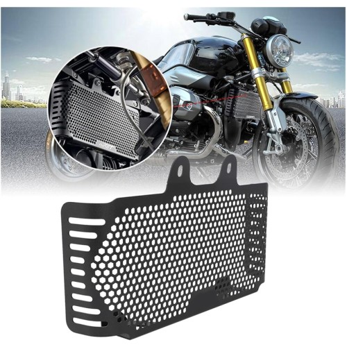 RP1060-2080B Motorcycle Radiator Grille Guard Protector Cover for BMW R nineT 2014-2023