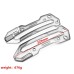 RP1080-1019 Skid Plate Side Strip Frame Guard Engine Decorate Protection Cover for BMW R18 R18 B Bagger R18 Classic 2021-Later